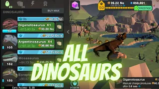 Cell to singularity All Dinosaurs in Mesozoic Valley