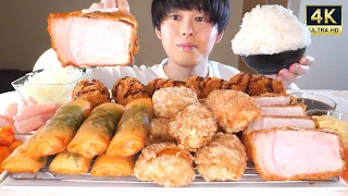 ASMR Various Fried Foods EATING SOUNDS | MUKBANG