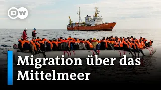 Immer vollere Lager: Situation für Geflüchtete im Mittelmeer spitzt sich zu | DW Nachrichten