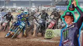 MY FIRST TIME LEADING LAPS IN THE MAIN EVENT! Haiden Deegan Holeshot to 3rd at ATL SX