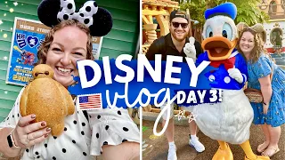 DISNEYLAND VLOG! 🎡 DAY 3 ✨ Lamplight Lounge, Halloween Projections, Disneyland & DCA Attractions 🎠