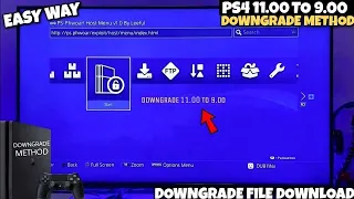 How to Downgrade PS4 11.00/10.71/10.50 to 9.00 |Reverting PS4 to 9.00
