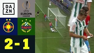 Trotz Zettel-Klau: Rapid schafft Aufstieg! FCSB - Rapid Wien 2:1 | Europa League | Highlights | DAZN