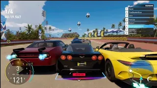 Thecrew Motor fest Summit contest pushing net Chevrolet