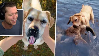 Teaching my Labrador Retreiver to Duck Hunt (Hunter: Call of the Wild)