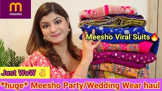 Meesho Viral Suits🔥| Party/Wedding Wear Designer Dresses Haul  | PAKISTANI KURTA SET,SUIT,GOWN |