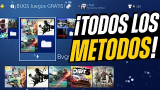 ¡¡BUG JUEGOS GRATIS EN PS4 (TODOS LOS METODOS)!!