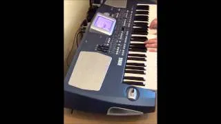 Korg PA-500 Organ Bank Demo - Patch - 035 - Church Pipes