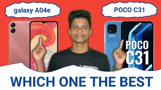 Samsung galaxy A04e Vs POCO C31