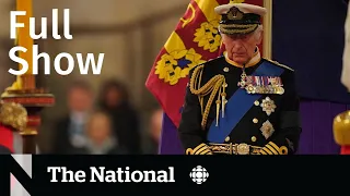 CBC News: The National | Queen’s funeral preparations, Canada and the Crown, Inuit confront priest