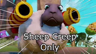 Is it possible to beat Skylanders with ONLY Sheep Creep?