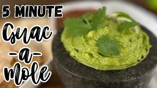 Delicious Easy 5 Minute Guacamole Recipe