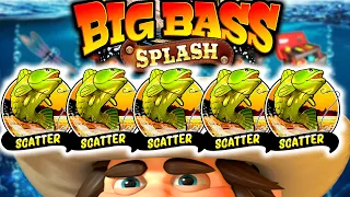 5 SCATTER BONUS 😵 BIG BASS SPLASH 🔥 €25.000 BONUS BUYS OMG MUST SEE‼️