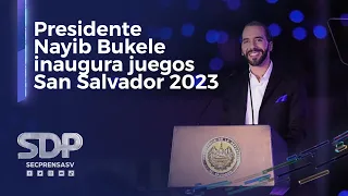 Presidente Nayib Bukele inaugura XXIV Juegos Centroamericanos y del Caribe