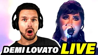 Singer's IMPRESSED Reaction to Substance by Demi Lovato (Jimmy Kimmel LIVE)