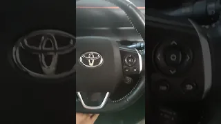 Toyota Sienta hybrid. Рулевая колонка с регулировкой вылета.