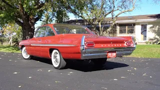 1961 Pontiac Ventura Bubble Top 389 Tri Power 4 Speed in Red & Ride My Car Story with Lou Costabile