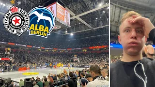 BETTER ATMOSPHERE THAN FOOTBALL? Crazy Support at KK PARTIZAN - ALBA BERLIN / EuroLeague🏀02.03.2023