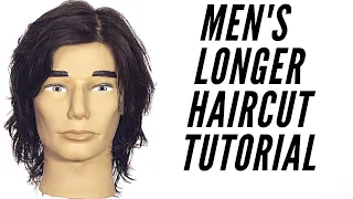 Men's Longer Haircut Tutorial - TheSalonGuy