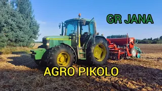 *JEDYNY TAKI ZESTAW NA WSI* *SIEW RZEPAKU 2023 W GR JANA*JOHN-DEERE 6310*AGRO MASZ*AGRO PIKOLO*