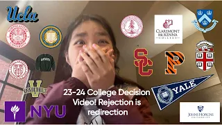 23-24 College Decision Reaction: I applied to 20+ colleges, here are my results