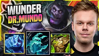 WHEN WUNDER PLAYS DR. MUNDO TOP! - G2 Wunder Plays Dr. Mundo TOP vs Sett! | Season 11