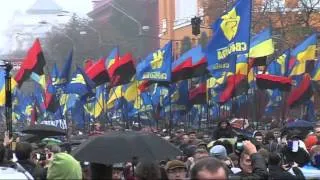 Марш боротьби ОУН-УПА святкує 70 у річницю Покрова (14 Жовтень 2012)