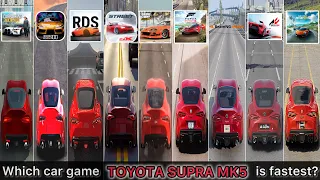 Supra MK5 in CM, DD, RDS, CarX Street, DZO, FH5, BeamNG, AC, The Crew Motorfest