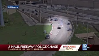 Police chase U-Haul