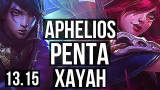 APHELIOS & Rell vs XAYAH & Nautilus (ADC) | Penta, Rank 7 Aphelios | KR Challenger | 13.15