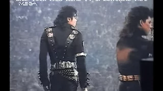 MJ BAD Tour 1988 Rome TV Station Editorial Tape (full)