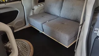 Unique Van Life camping sofa bed follow up