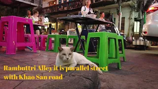 Khao San Road in Bangkok, Thailand - walking around