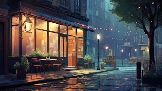 Coffee Shop at Rainy Day ☕ Smooth Jazz Piano Music Mix - Beats to Work / Study / Focus