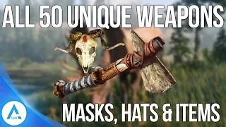 All 50 Unique Secret Weapons, Hats, Masks, Items and How to Get Them - Red Dead Redemption 2