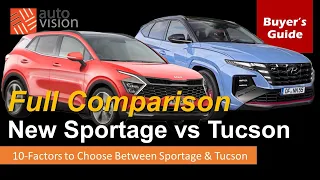 2022 Kia Sportage vs Hyundai Tucson Comparison. 10 Factors in Choosing Between Sportage and Tucson