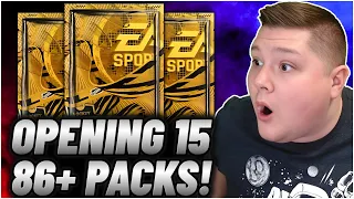 *THESE PACKS ARE CRAZY!* OPENING 15 86+ GUARANTEED PACKS IN NHL 24!