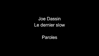 Joe Dassin-Le dernier slow-paroles