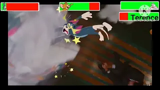 Tom & Jerry Movie (2021) Hotel Lobby Battle Scene With Healthbars (Special Subscribes)