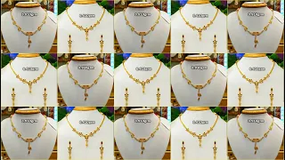 Light Weight Gold Necklace Designs With WEIGHT / New Gold NECKLACE / light necklace Designs