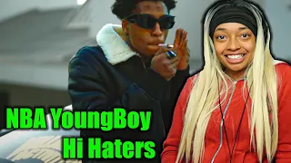 BEST FRIEND😍 REACTS TO! | NBA YoungBoy - Hi Haters (official video) REACTION