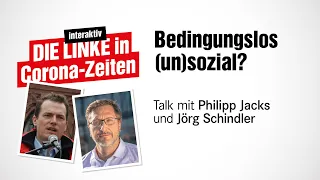 Talk mit Jörg Schindler – Thema: Bedingungslos (un)sozial?
