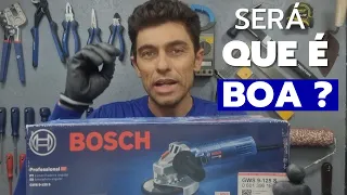 TESTE E REVIEW DA  ESMERILHADEIRA BOSCH GWS 9-125 S.