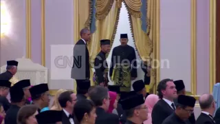 MALAYSIA:OBAMA - STATE DINNER ARRIVAL