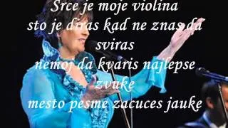 Lepa Lukic   Srce je moje violina matrica i tekst