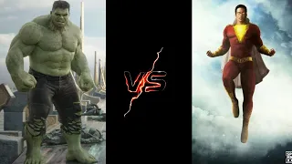 Shazam vs Hulk death battle real fight 🤜🤛