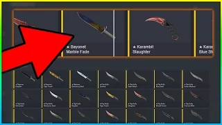 CSGO BETTING: UNBOXING A 300$ KNIFE! KNIFE ONLY CASE OPENING!