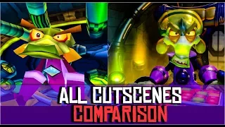 All Bosses All Cutscenes/Ending Comparison - Crash Team Racing Nitro Fueled