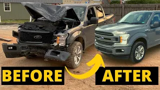 STX 4X4 2018 Ford F150 Full Salvage Rebuild Start To Finish