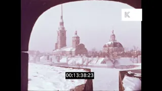 Winter in 1970s Moscow, Soviet Russia